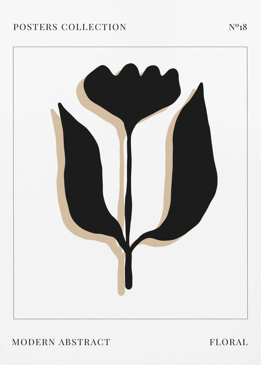 Bold Floral Silhouette | Poster