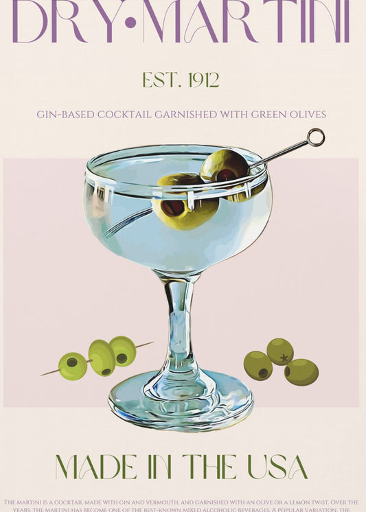 Classic Martini Charm | Poster