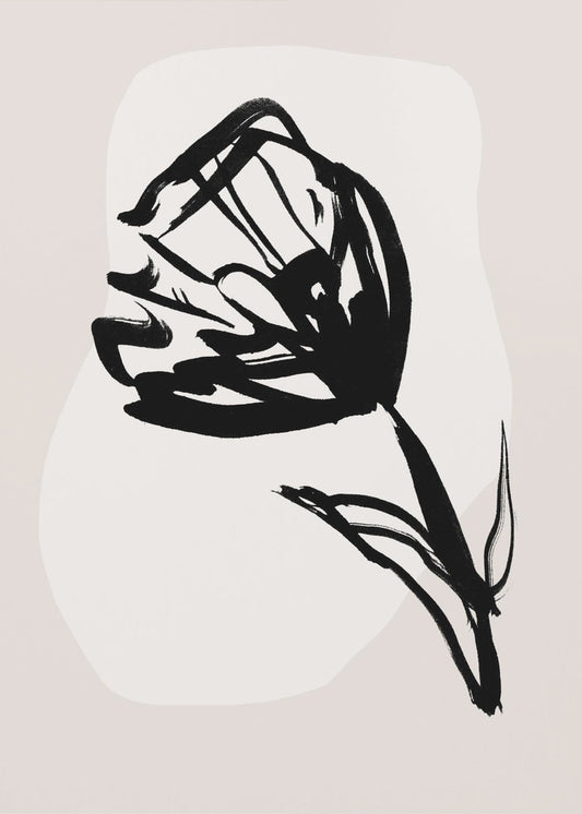 Monochrome Blossom | Poster