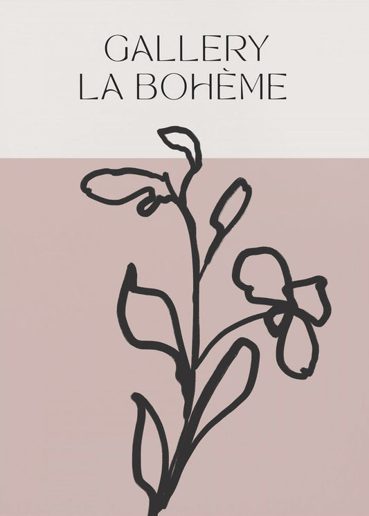 Floral Sketch Lines | Poster