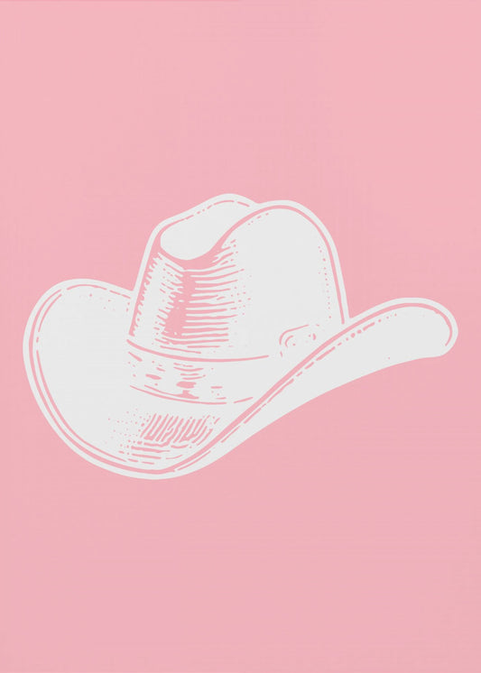 Pink Cowboy Hat | Canvas
