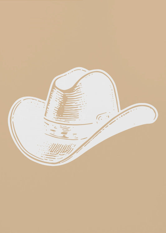Neutral Cowboy Hat | Canvas