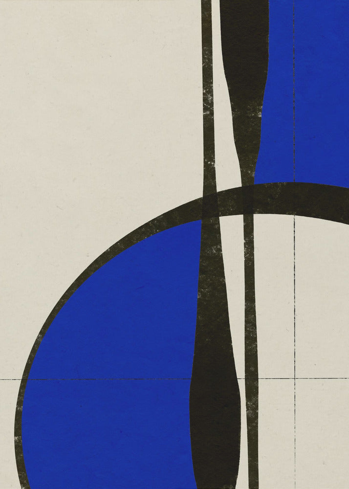 Blaue Eleganz | Poster