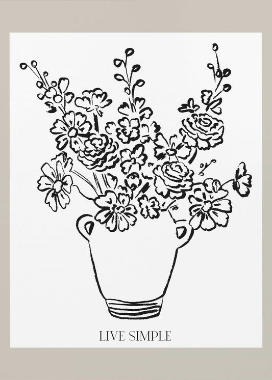 Serene Blooms | Poster