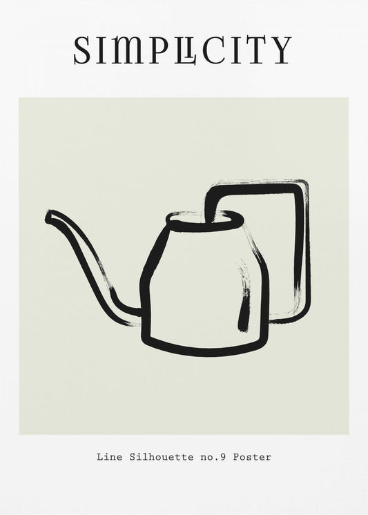Elegant Pouring Line | Poster