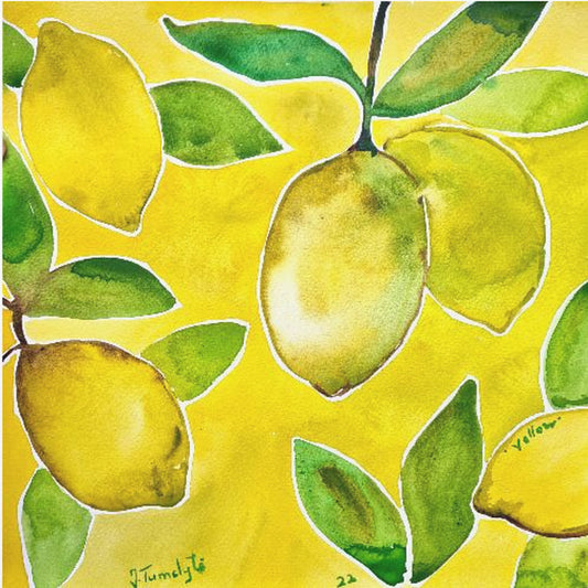 Citrons jaunes | Posters - Affiche Artistique