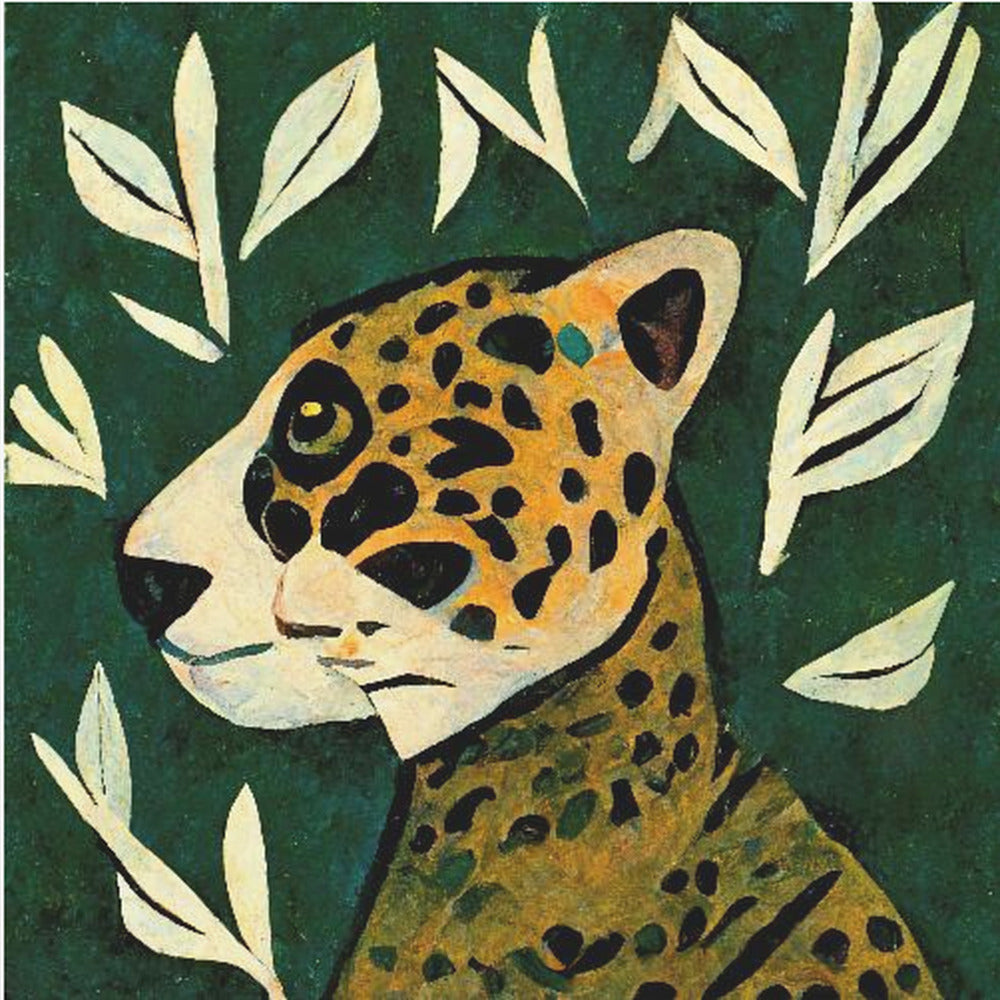 Tiger im Profil | Poster - Kunstdruck