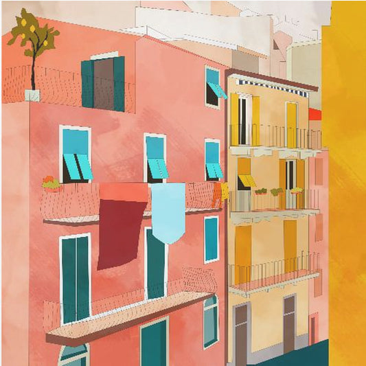 Little Italy Houses | Canvas