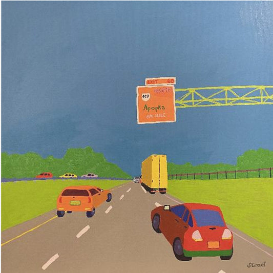 On the Way to Orlando | Canvas