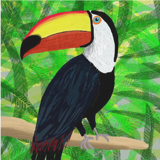 Toucan Tropical Bird by Artist Carla Daly | Poster