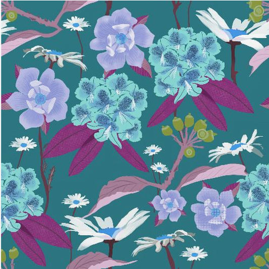 Rhododendrons and daisies | Poster