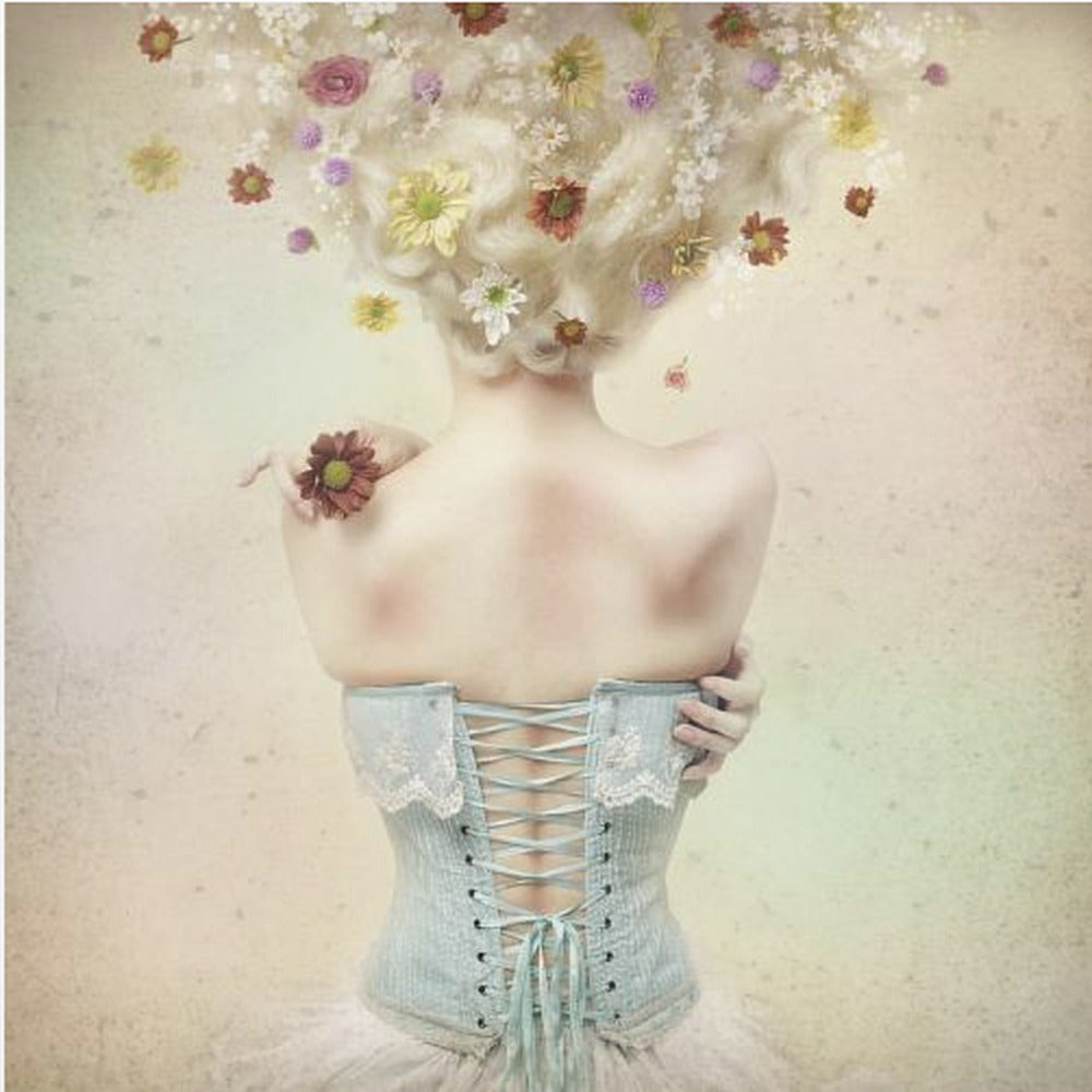 Girl of the flower garden | Poster